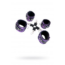 Кружевной бондажный комплект Marcus фиолетовый