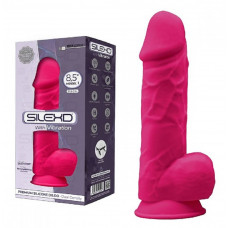 Вибростимулятор реалистик SileXD Model 1 8,5 фуксия 21,5 см Вибростимулятор реалистик SileXD Model 1 8,5 фуксия 21,5 см