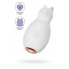 Вибратор Mr.Bear из силикона белый 7,5 см