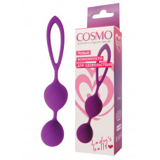 Вагинальные шарики Cosmo фиолетовые 17 см Вагинальные шарики Cosmo фиолетовые 17 см