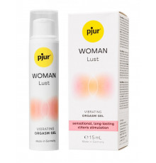 Гель с эффектом вибрации Pjur Woman Lust клубника 15 мл