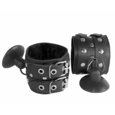 Наручники черные с присоской Наручники черные с присоской