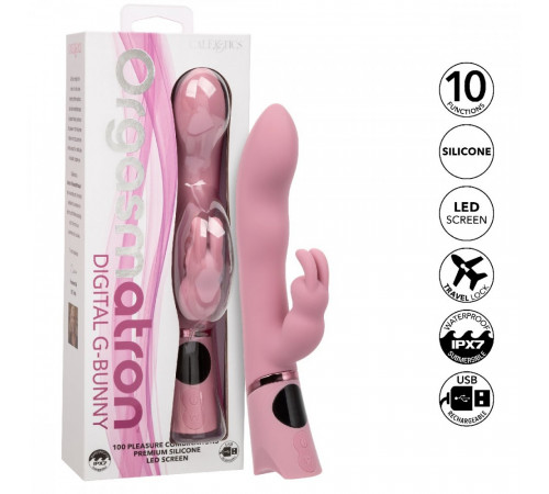 Вибратор кролик Orgasmatron Digital G-Bunny розовый 24 см
