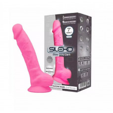 Фаллоимитатор SileXD Model 1 7 светится в темноте розовый 17,6 см Фаллоимитатор SileXD Model 1 7 светится в темноте розовый 17,6 см