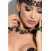 Чокер Me Seduce Queen of hearts Arabesque черный OS