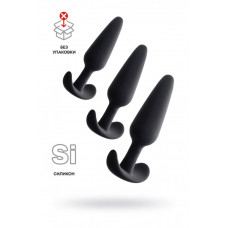 Набор анальных втулок силикон черные 3 шт (без упаковки) Набор анальных втулок силикон черные 3 шт (без упаковки)