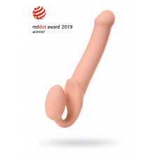 Безремневой нереалистичный страпон Strap-on-me L силикон телесный 25 см