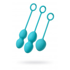 Набор вагинальных шариков Svakom Nova голубой 3 шт Набор вагинальных шариков Svakom Nova голубой 3 шт