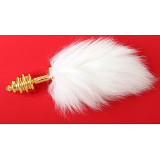 Анальная втулка ребристая с хвостиком 7,5 см Анальная втулка ребристая с хвостиком 7,5 см