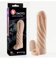 Насадка - удлинитель Okoto penis extender 17 см