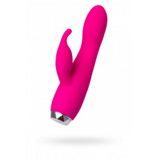 Вибратор с клиторальным стимулятором L'eroina силикон розовый 17 см Вибратор с клиторальным стимулятором L'eroina силикон розовый 17 см