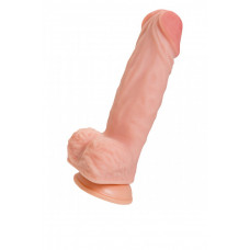 Страпон-гигант на креплении LoveToy реалистичный 26 см