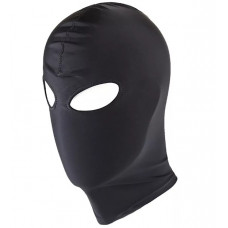 Маска-шлем с открытыми глазами черная