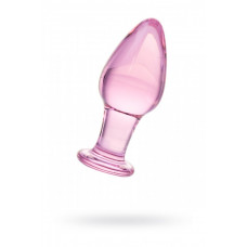 Анальная втулка стеклянная розовая 10 см Анальная втулка стеклянная розовая 10 см