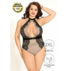 Боди Candy Girl Samantha серое 2XL