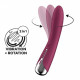Вибромассажер Satisfyer Spinning Vibe 1 бордовый 18 см