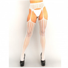 Чулки с поясом Amor El белые S/L Чулки с поясом Amor El белые S/L