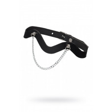 Чокер-волна с цепочкой Pecado BDSM кожа черный Чокер-волна с цепочкой Pecado BDSM кожа черный