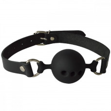 Кляп Sitabella силикон черный 4,4 см ремешок черный кожа Кляп Sitabella силикон черный 4,4 см ремешок черный кожа