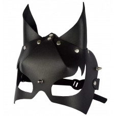 Маска Чёртик Sitabella чёрная кожа