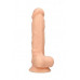 Фаллоимитатор Silicone Dildo With Balls 17,8 телесный Фаллоимитатор Silicone Dildo With Balls 17,8 телесный