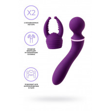 Многофункциональный вибромассажер Eromantica Uma силикон фиолетовый 20 см Многофункциональный вибромассажер Eromantica Uma силикон фиолетовый 20 см