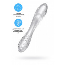 Двусторонний фаллоимитатор Satisfyer Dazzling Crystal прозрачный 18,5 см