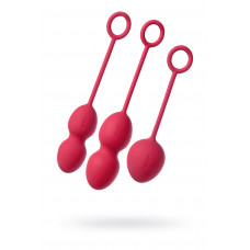 Набор вагинальных шариков Svakom Nova красный 3 шт Набор вагинальных шариков Svakom Nova красный 3 шт