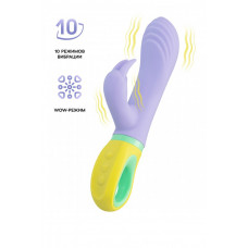 Вибратор для точки G с клиторальной стимуляцией Flovetta Wisteria фиолетовый 18,5 см Вибратор для точки G с клиторальной стимуляцией Flovetta Wisteria фиолетовый 18,5 см