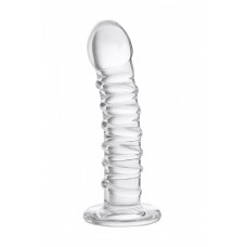 Фаллоимитатор Sexus Glass стеклянный прозрачный 15 см Фаллоимитатор Sexus Glass стеклянный прозрачный 15 см
