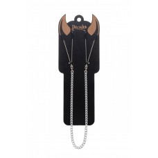 Зажимы на соски Pecado на цепочке серебро Зажимы на соски Pecado на цепочке серебро