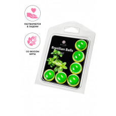 Массажное масло Secret Play Brazilian Balls мята 6 шт Массажное масло Secret Play Brazilian Balls мята 6 шт