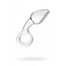 Анальная втулка стеклянная прозрачная 14 см Анальная втулка стеклянная прозрачная 14 см