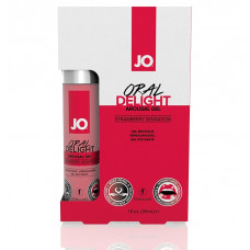 Стимулирующий гель для оральных ласк с десенсибилизацией Oral Delight клубничный 30 мл