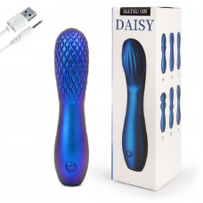 Минивибратор перезаряжаемый Daisy синий 14 см Минивибратор перезаряжаемый Daisy синий 14 см