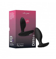Анальная вибровтулка We-Vibe Ditto + черная 7,5 см