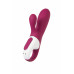 Вибратор Satisfyer Hot Bunny с функцией нагрева красный 17,5 см