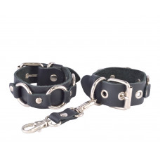 Наручники Sitabella Властелин колец чёрные кожа Наручники Sitabella Властелин колец чёрные кожа