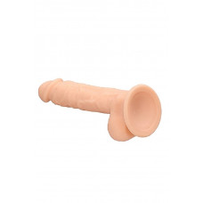 Фаллоимитатор Silicone Dildo With Balls 17,8 телесный