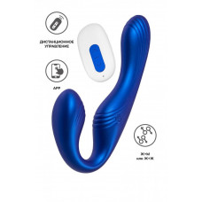 Страпон безремневой L`Eroina синий 31 см