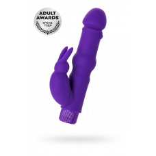 Вибратор с клиторальным стимулятором A-toys фиолетовый 18 см Вибратор с клиторальным стимулятором A-toys фиолетовый 18 см