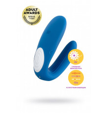 Многофункциональный стимулятор для пар Satisfyer Partner Whale голубой