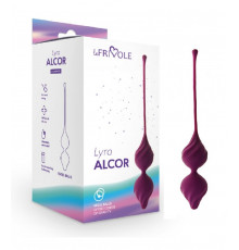 Вагинальные шарики Alcor фиолетовый 21 см