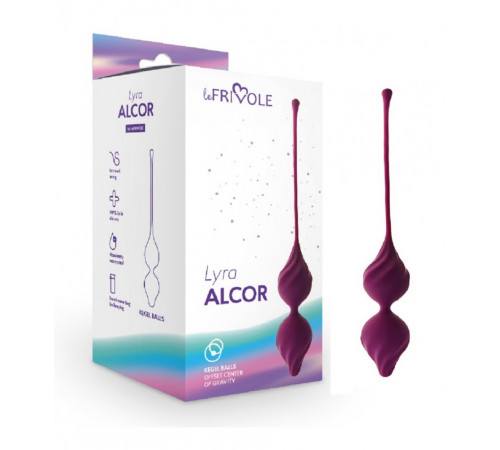 Вагинальные шарики Alcor фиолетовый 21 см