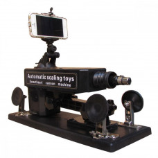 Секс-машина Machina Gun черная с дистанционным управлением для селфи