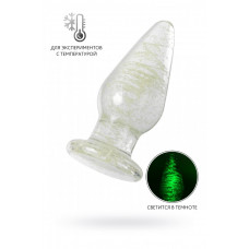 Анальная втулка Sexus Glass светящаяся в темноте стекло 9,8 см Анальная втулка Sexus Glass светящаяся в темноте стекло 9,8 см