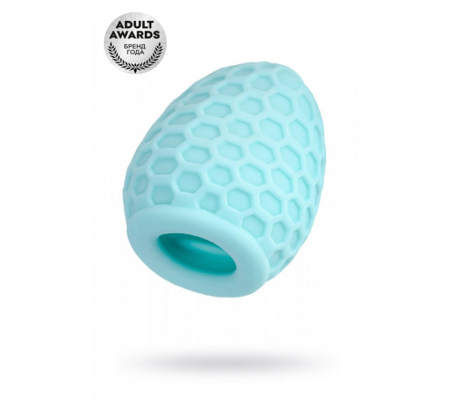 Мастурбатор A-Toys Pufl бирюзовый 6 см