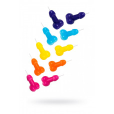 Набор свечи Pecado мини пенис 10 шт Набор свечи Pecado мини пенис 10 шт