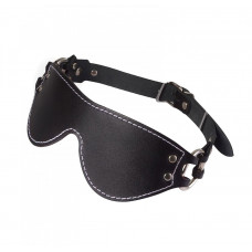 Маска Sitabella закрытая красная подклада чёрная кожа