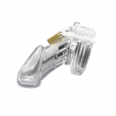 Насадка пояс верности мужская с замочком Blocker long прозрачный Насадка пояс верности мужская с замочком Blocker long прозрачный